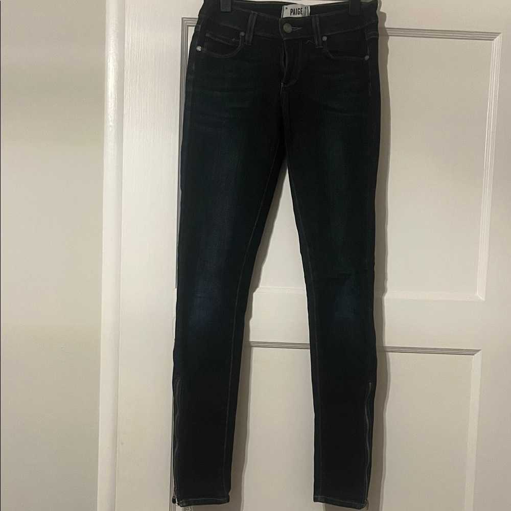 Paige Denim Jeans with zippers at ankle